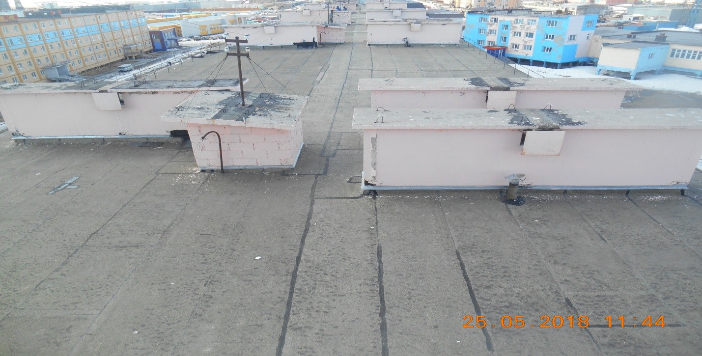 Очистка крыш многоквартирных домов от незаконно установленных сооружений