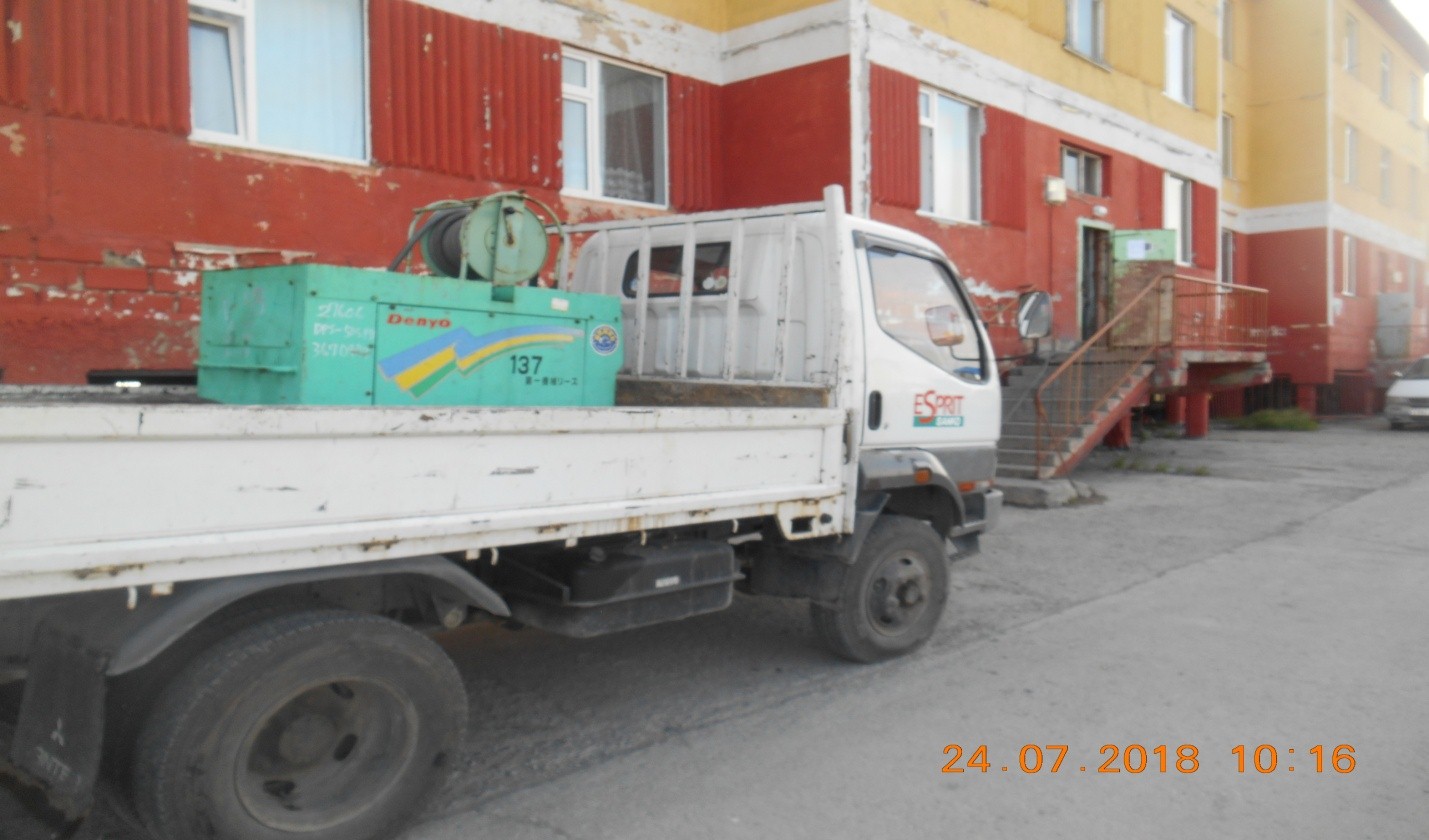 Промывка и гидравлические испытания общедомовой системы отопления в многоквартирных домах городского округа Анадырь.