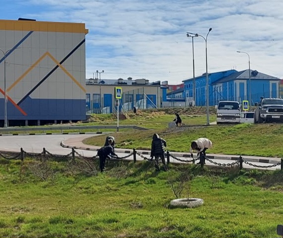 Сотрудники Городского коммунального хозяйства приняли участие в субботнике